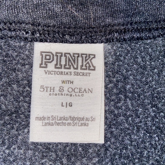 Victorias secret PINK quarter zip in dark grey size large from Illinois. - Picture 2 of 2